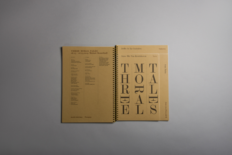 Three moral tales printed by KOPA printing