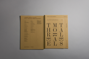 Three moral tales printed by KOPA printing